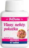 MedPharma Vlasy, nehty, pokožka 67 tablet