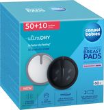 Canpol babies Tvarované prodyšné vložky do podprsenky 3D, černé 60 ks