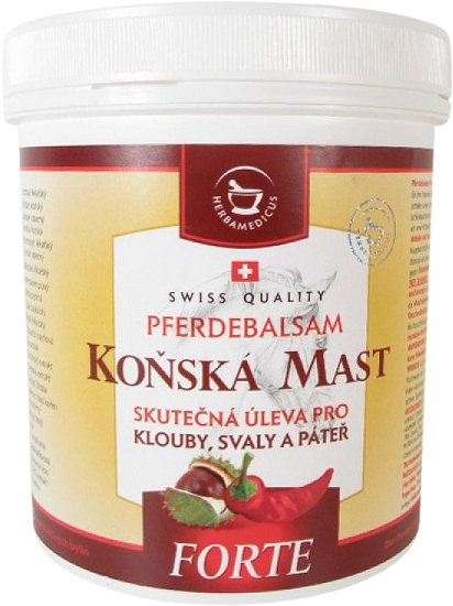 Herbamedicus Koňská mast Forte hřejivá 500 ml
