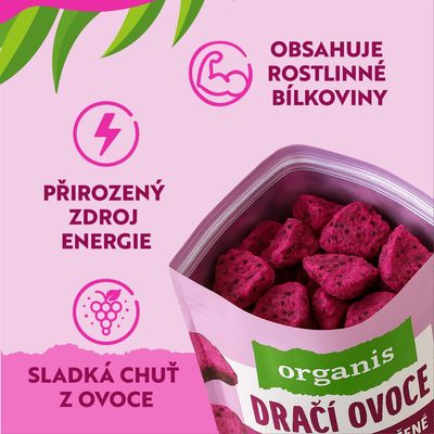 Organis Mrazem sušené dračí ovoce 30 g