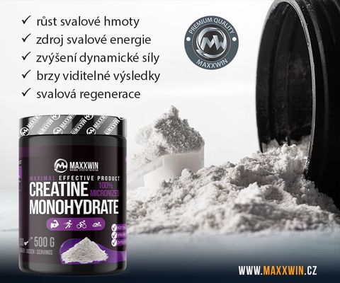 Maxxwin 100% Creatine Monohydrate 500 g