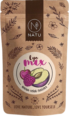 Natu Lyo mix malina a višeň 35 g