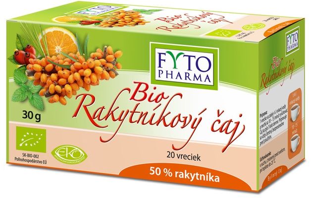Rakytníkový čaj BIO 20 sáčků