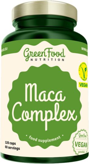 GreenFood Nutrition Maca Complex 120 kapslí