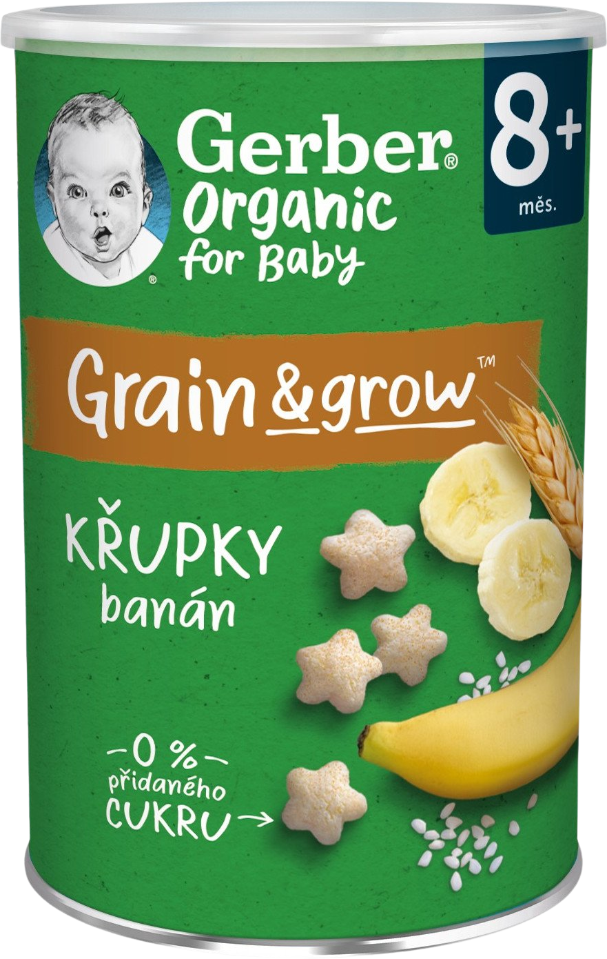 Gerber Organic křupky banánové 35 g