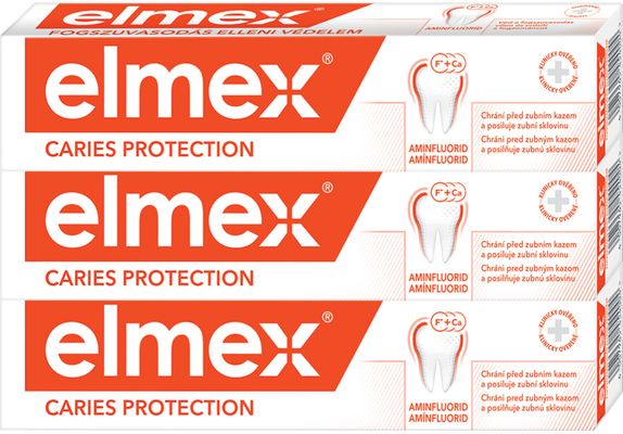 Elmex Caries Protection Zubní pasta 3 x 75 ml