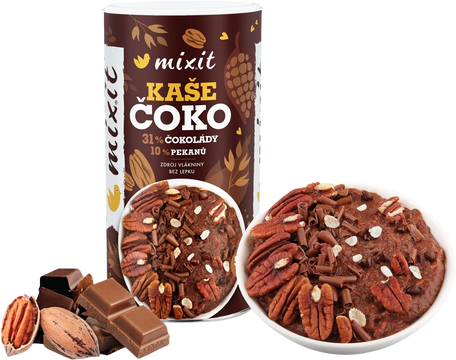 Mixit Čokoládová kaše s pekany 520 g