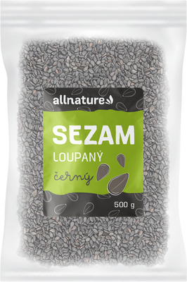 Allnature Sezam černý 500 g