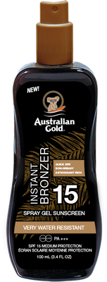 Australian Gold SPF 15 Spray gel Bronzer 100 ml