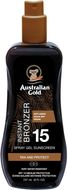 Australian Gold Spray Gel + Bronzer SPF15, 237 ml