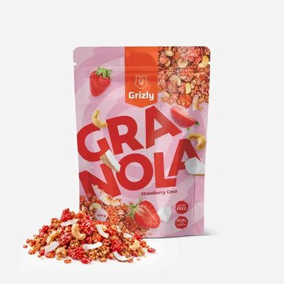 Grizly Granola strawberry coco 450 g