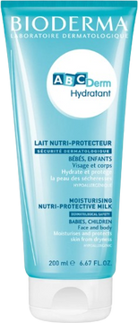 Bioderma ABCDerm Hydratant dětské hydratační tělové mléko 200 ml