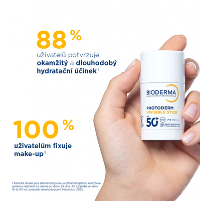 Bioderma Photoderm Stick Průhledný opalovací krém v tyčince 15 g