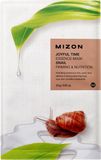 Mizon Joyful Time Essence Mask Snail Vyživující plátýnková maska se zpevňujícím účinkem 23 g