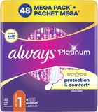 Always Platinum Normal (velikost 1) Vložky s křidélky 48 ks