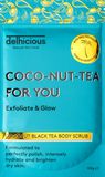 Delhicious Coconut Black Tea Body Scrub 100 g