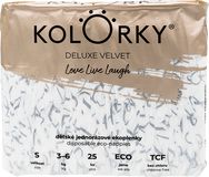 Kolorky DELUXE VELVET Love Live Lough vel. S (3-6 kg) 25 ks