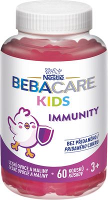 Nestlé Beba BEBACARE Kids IMMUNITY gummies 60 ks