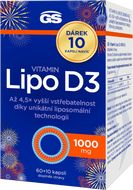 GS Vitamin Lipo D3, 1000 IU 70 kapslí