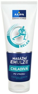 Alpa masážní emulze chladivá s mentolem 210 ml