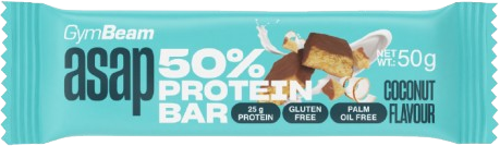 GymBeam ASAP 50% Protein Bar kokos 50 g