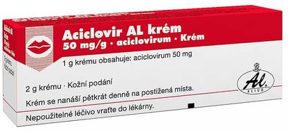 Aciclovir AL krém 50 mg 2 g