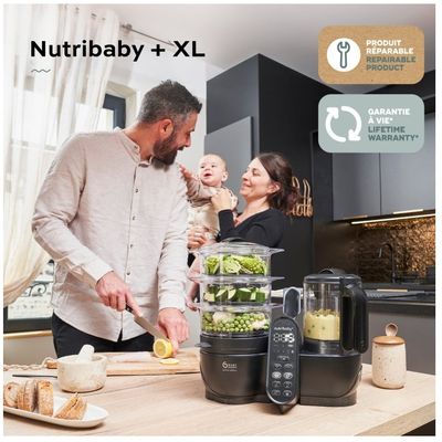Babymoov Multifunkční přístroj Nutribaby+ XL Mineral Black