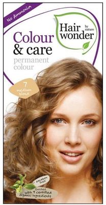 Hairwonder Přírodní dlouhotrvající barva střední blond 7, 100 ml