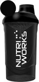NutriWorks Šejkr černý 600 ml