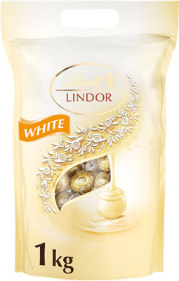 Lindt Lindor pralinky bílá čokoláda 1000 g