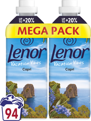 Lenor Aviváž, Capri, 94 praní, 2 x 987 ml