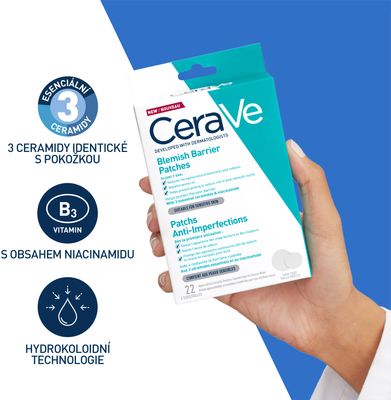 CeraVe náplasti proti nedokonalostem s ceramidy a niacinamidem 22 ks