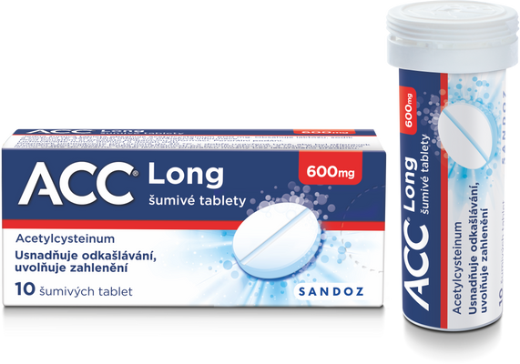 ACC ® LONG 600 mg 10 šumivých tablet