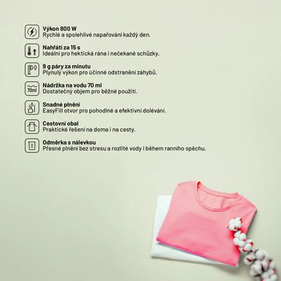 Lauben Handheld Steam Iron 900GB