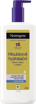 Neutrogena Norská receptura Hloubkově hydratační tělové mléko s olejem 400 ml