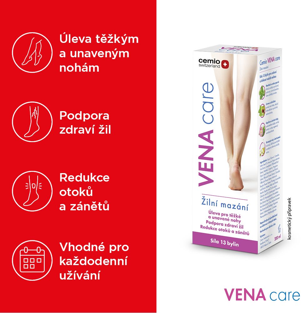 Cemio VENA care Žilní mazání 200 ml