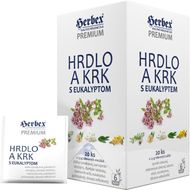Herbex Hrdlo a krk s eukalyptem 20 x 1.5 g