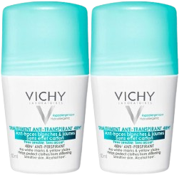 Vichy Deo Roll-on 48 hod. Anti-traces Duo 14 antiperspirant 2 x 50 ml