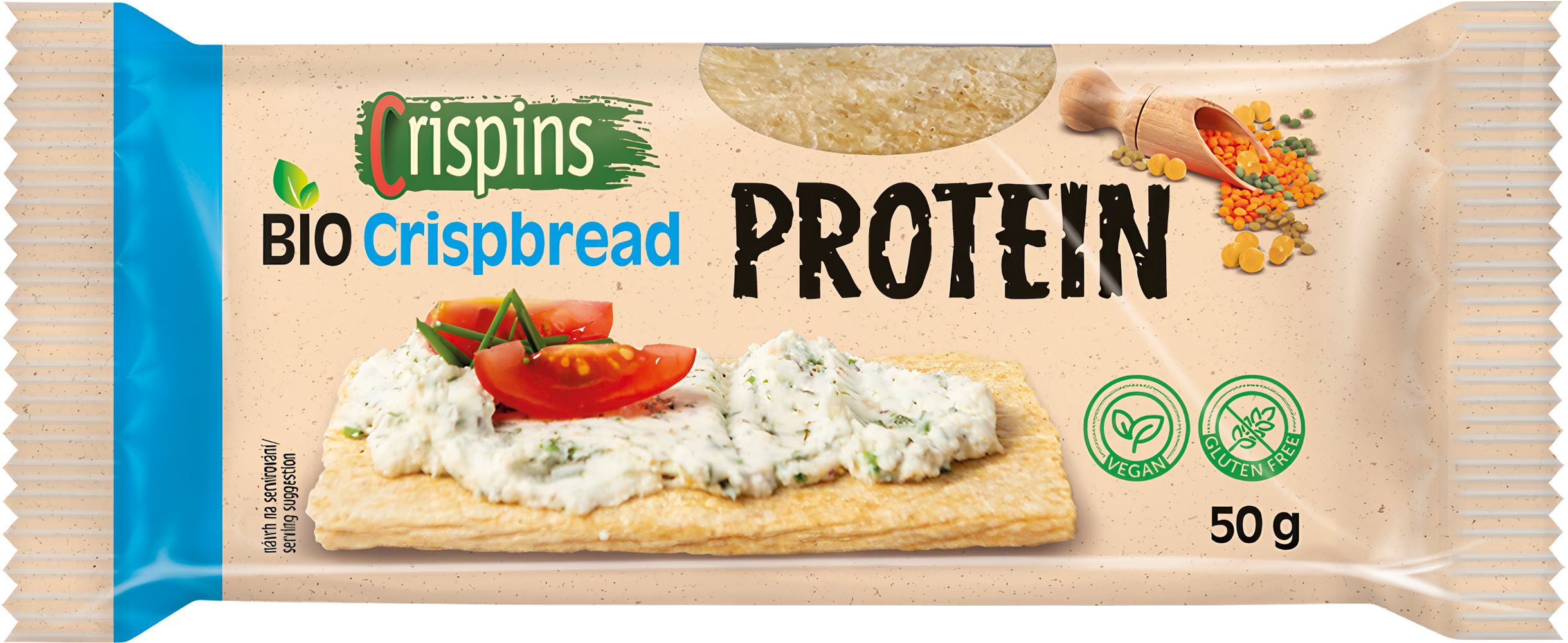Crispins BIO proteinový křehký plátek 50 g
