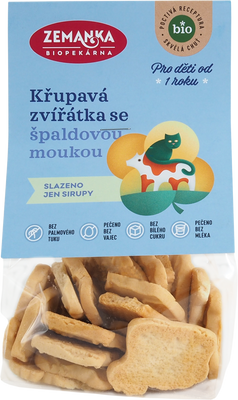 Zemanka Špaldová bio zvířátka 100 g