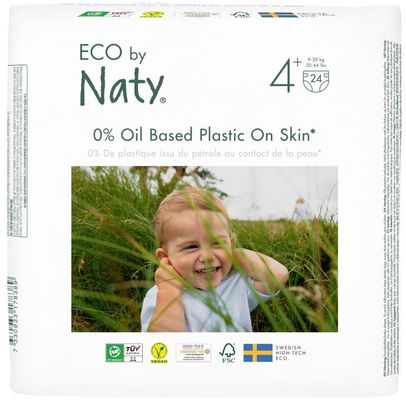 Eco by Naty Plenky Maxi+ 9-20 kg, 24 ks