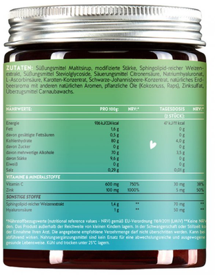 Bears With Benefits Hey Flawless Youth Anti-age vitamíny pro pleť s ceramidy bez cukru, gumídci 60 ks