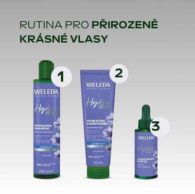 Weleda vlasový olej Hydrashine 30 ml
