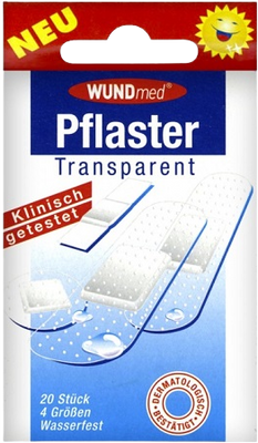 Wundmed Náplast TRANSPARENT 20 ks