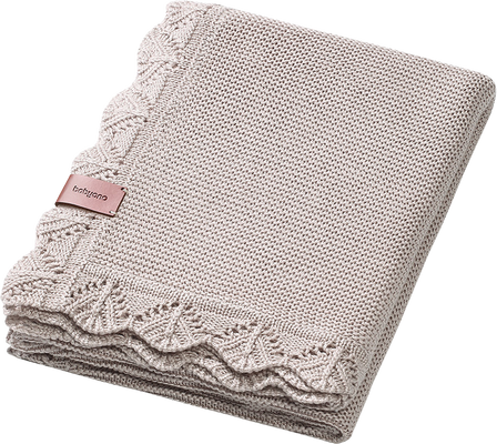 BabyOno Deka pletená bambusová Beige