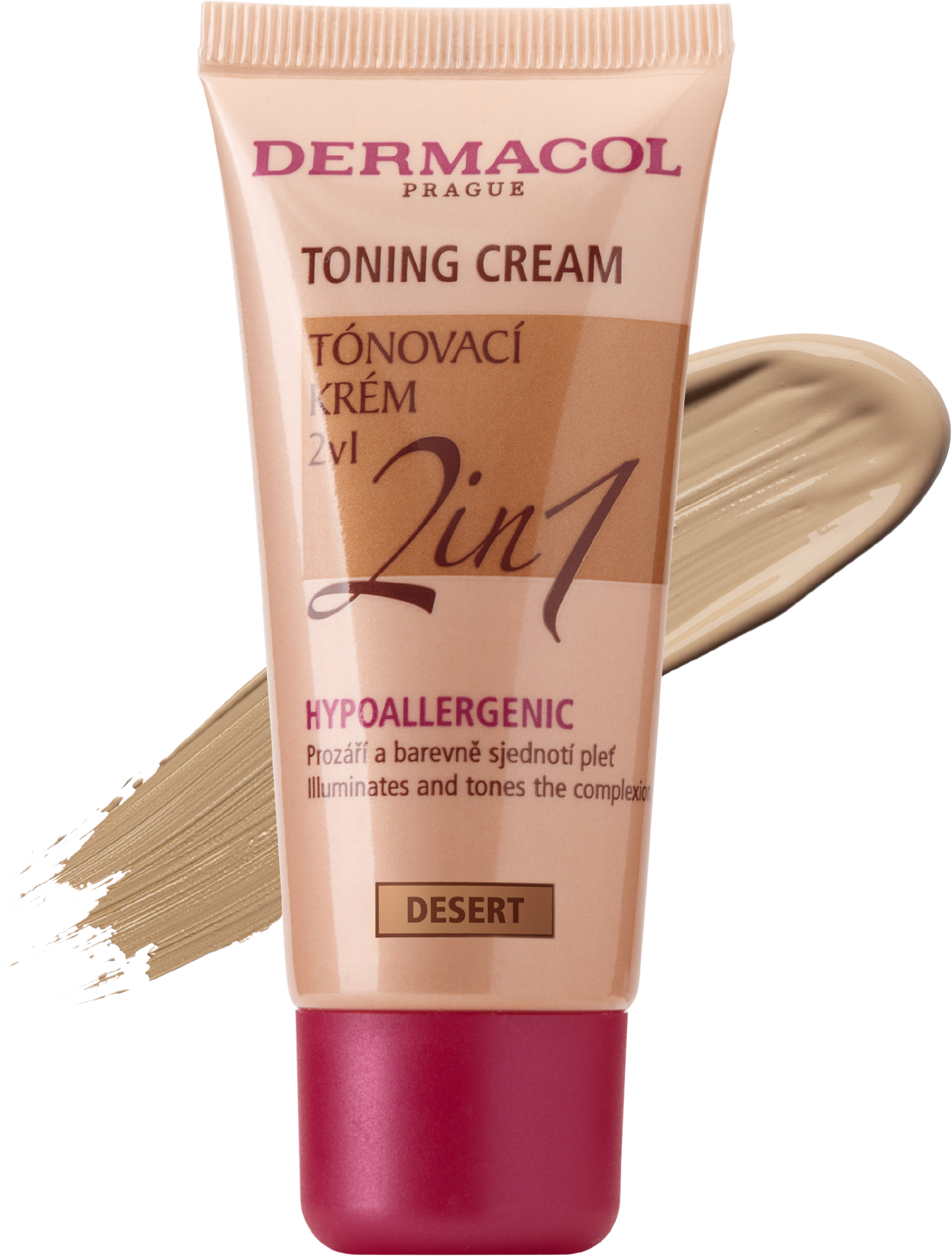 Dermacol Lehký tónovací krém 2v1 Desert 30 ml
