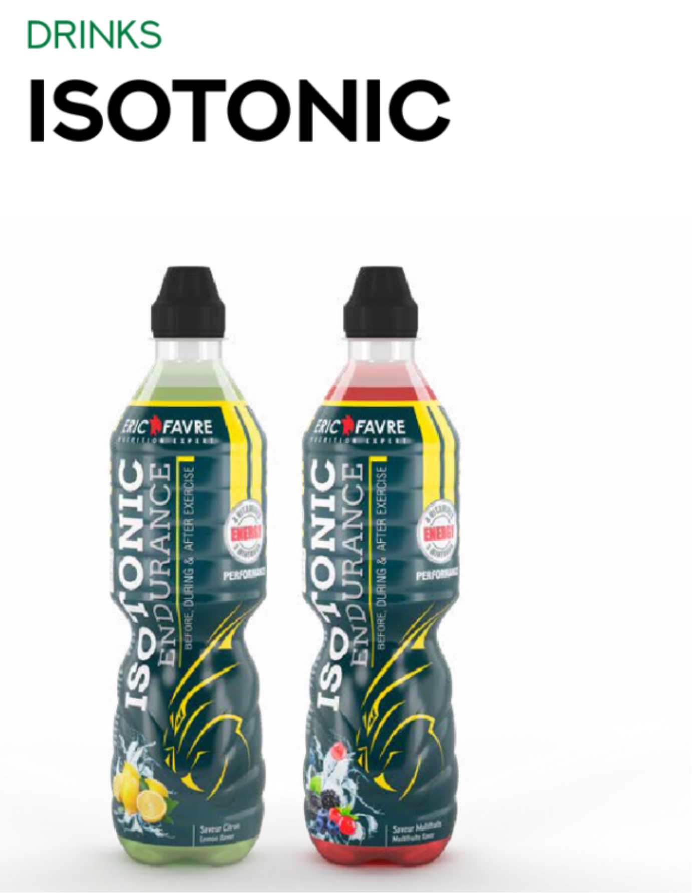 Eric Favre Izotonický nápoj Lemon 500 ml