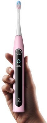 Oclean X Kids Black dětský sonický kartáček, růžový