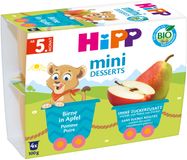HiPP BIO Jablka a hrušky 4 x 100 g