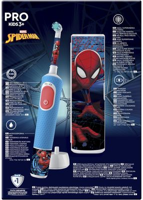Oral-B Pro Kids Spiderman elektrický zubní kartáček s designem